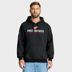 Detroit Red Wings Fanatics Authentic Pro Primary Hoodie - Black - NHL