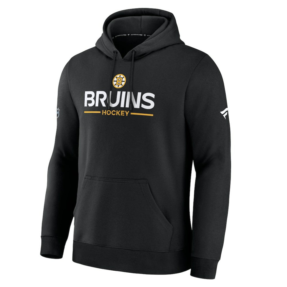 Boston Bruins Fanatics Authentic Pro Primary Hoodie - Black - NHL