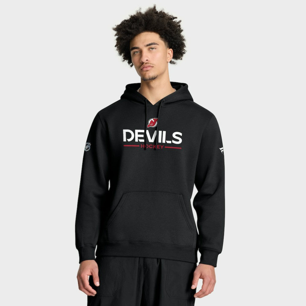 New Jersey Devils Fanatics Authentic Pro Primary Hoodie - Black - NHL