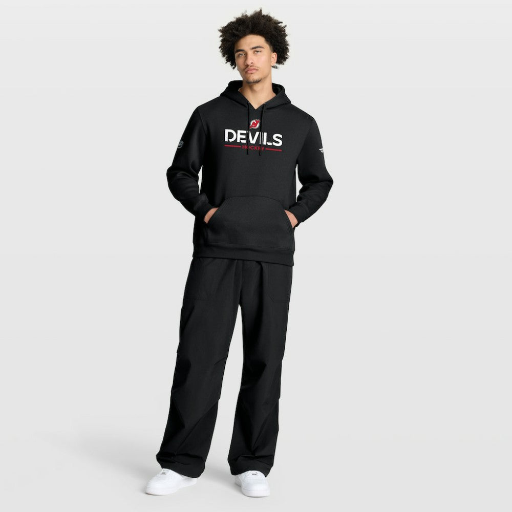 New Jersey Devils Fanatics Authentic Pro Primary Hoodie - Black - NHL