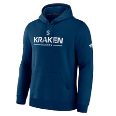 Seattle Kraken Fanatics Authentic Pro Primary Hoodie - Deep Sea Blue - NHL
