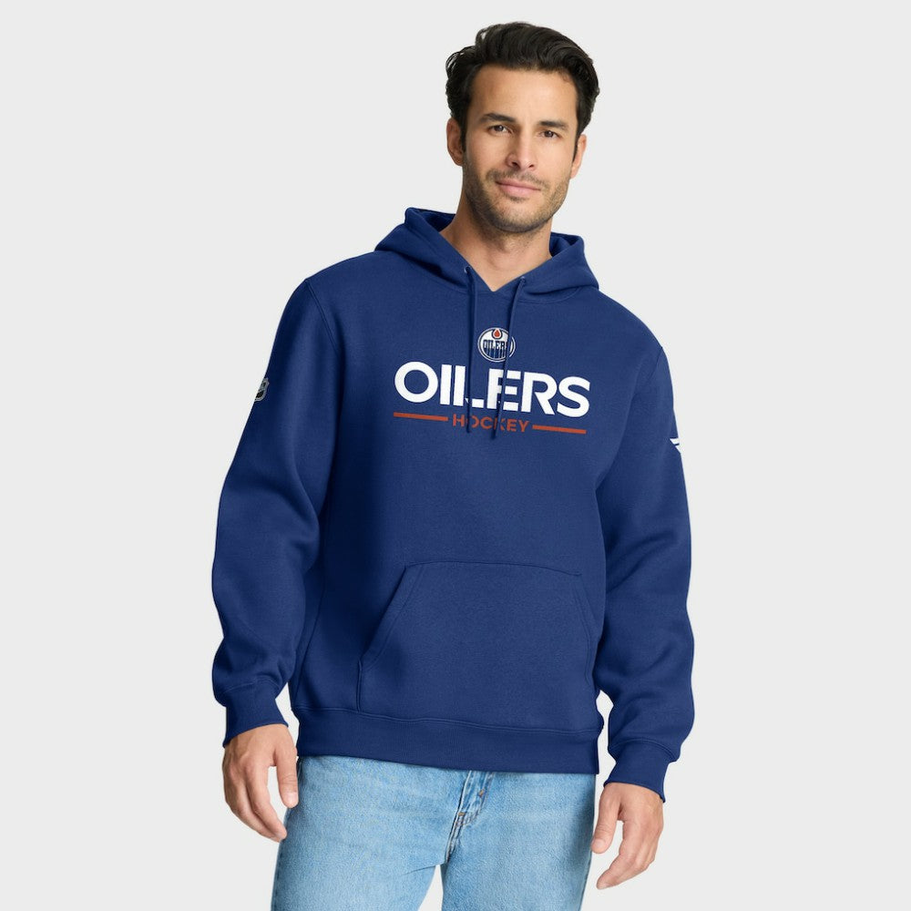 Edmonton Oilers Fanatics Authentic Pro Primary Hoodie - Royal - NHL