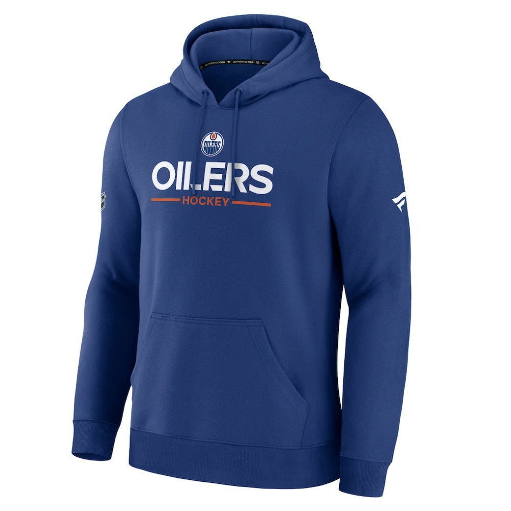 Edmonton Oilers Fanatics Authentic Pro Primary Hoodie - Royal - NHL