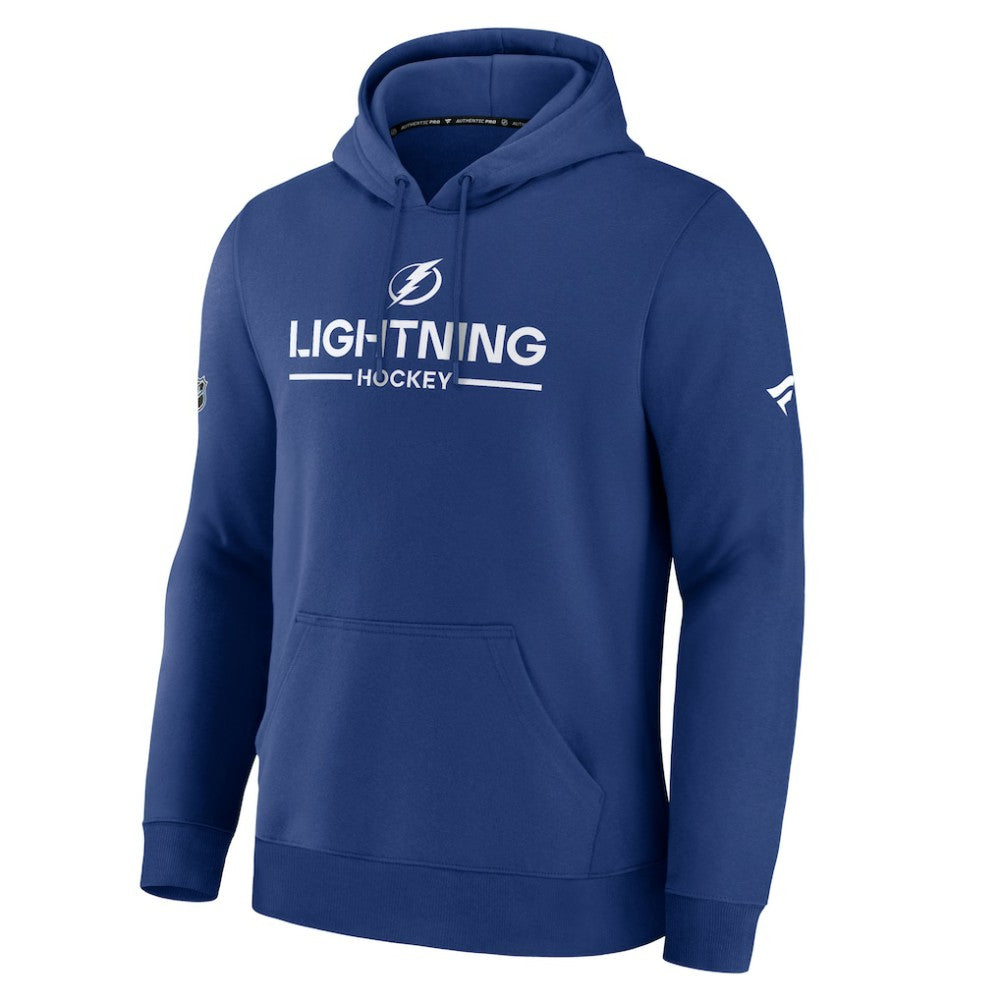 Tampa Bay Lightning Fanatics Authentic Pro Primary Hoodie - Blue - NHL
