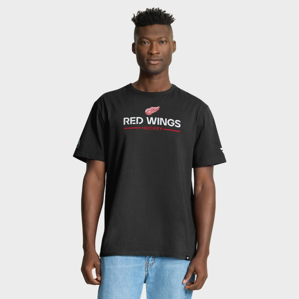 Detroit Red Wings Fanatics Authentic Pro Primary T-Shirt - Black - NHL
