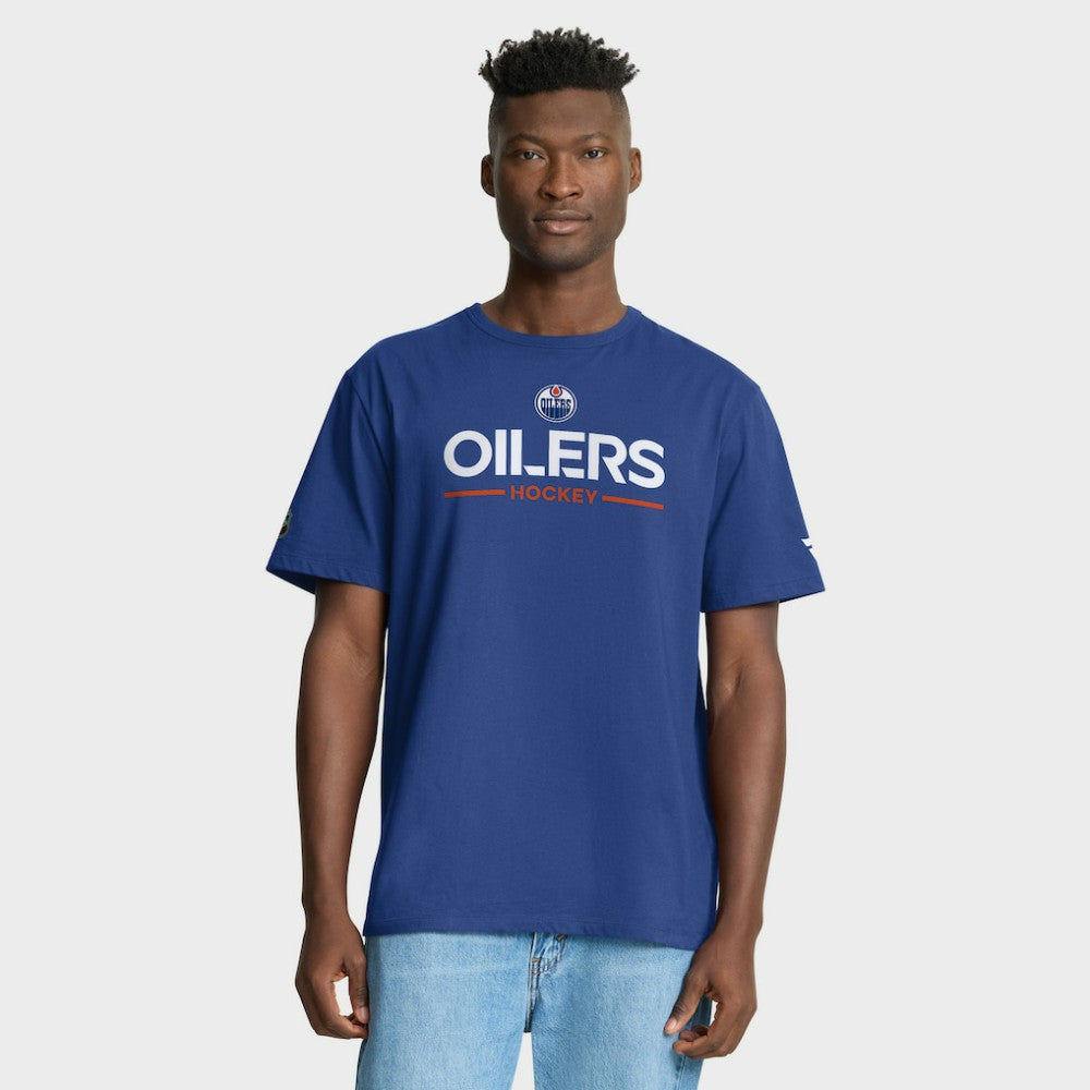 Edmonton Oilers Fanatics Authentic Pro Primary T-Shirt - Royal - NHL