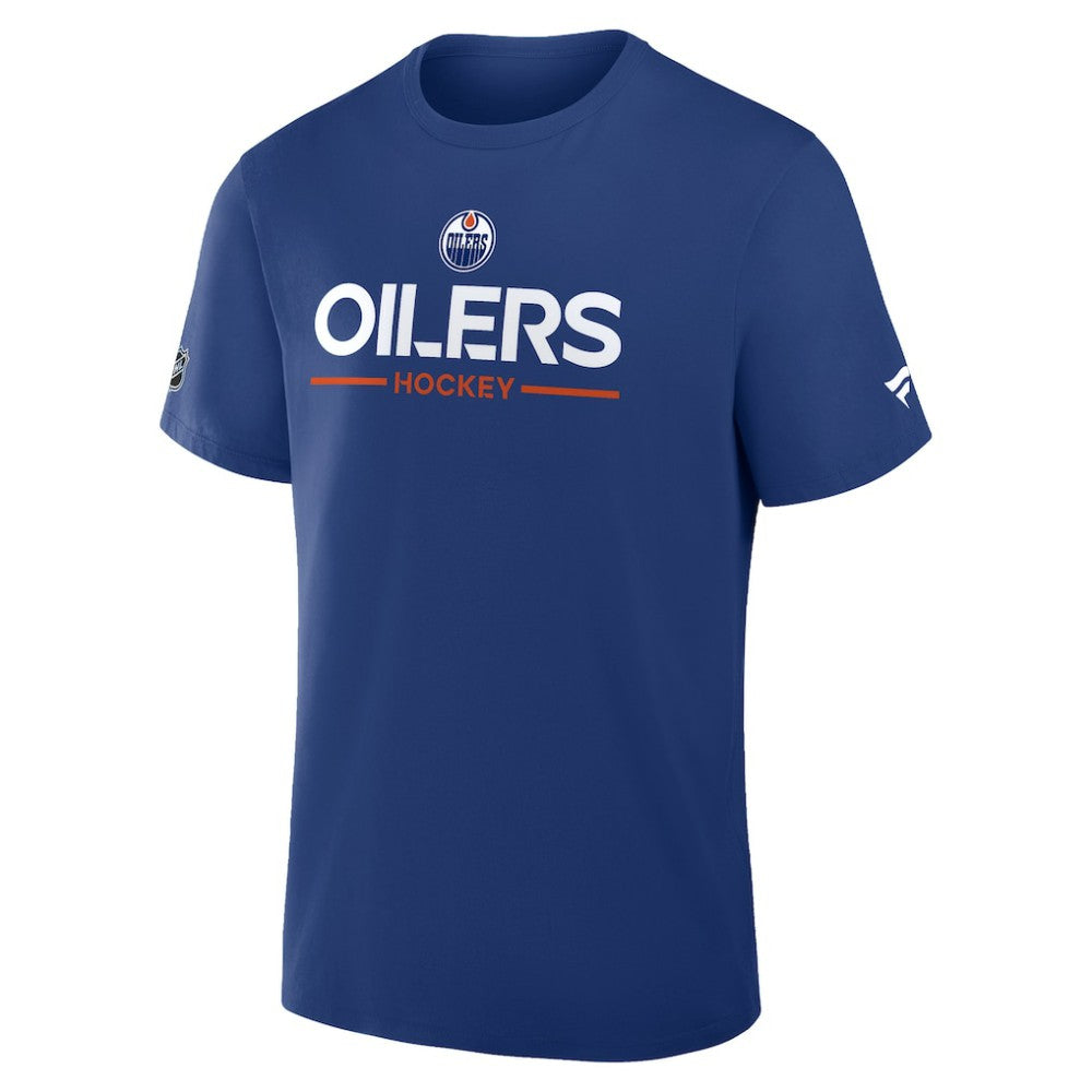 Edmonton Oilers Fanatics Authentic Pro Primary T-Shirt - Royal - NHL