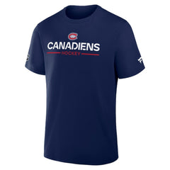 Montreal Canadiens Fanatics Authentic Pro Primary T-Shirt - Navy - NHL