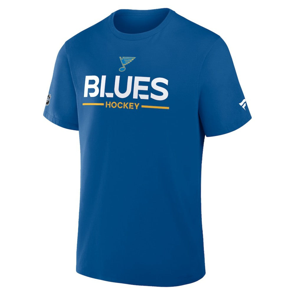 St. Louis Blues Fanatics Authentic Pro Primary T-Shirt - Blue - NHL
