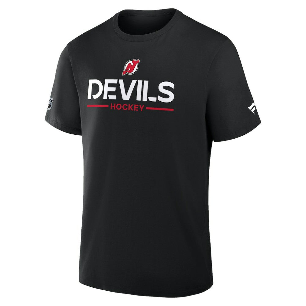 New Jersey Devils Fanatics Authentic Pro Primary T-Shirt - Black - NHL