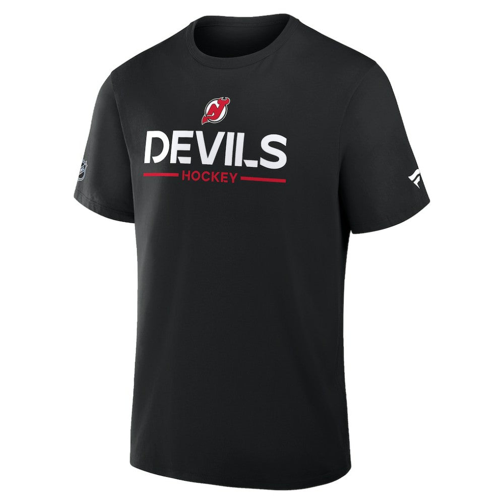 New Jersey Devils Fanatics Authentic Pro Primary T-Shirt - Black - NHL