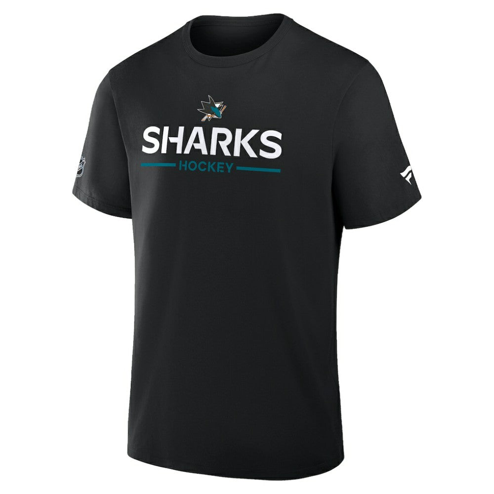 San Jose Sharks Fanatics Authentic Pro Primary T-Shirt - Black - NHL