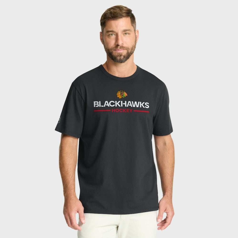 Chicago Blackhawks Fanatics Authentic Pro Primary T-Shirt - Black - NHL