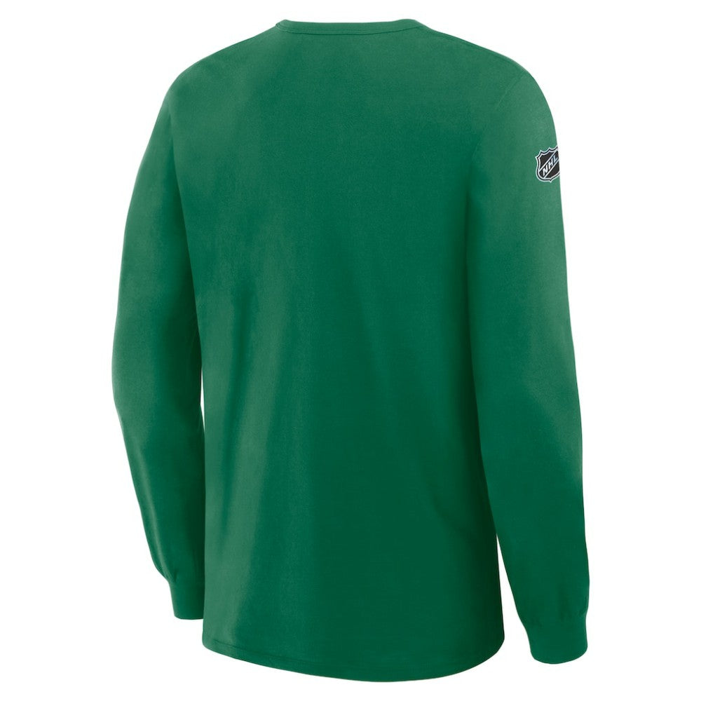 Dallas Stars Fanatics Authentic Pro Property Of Practice Long Sleeve T-Shirt - Kelly Green - NHL