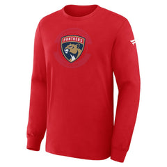 Florida Panthers Fanatics Authentic Pro Property Of Practice Long Sleeve T-Shirt - Red - NHL