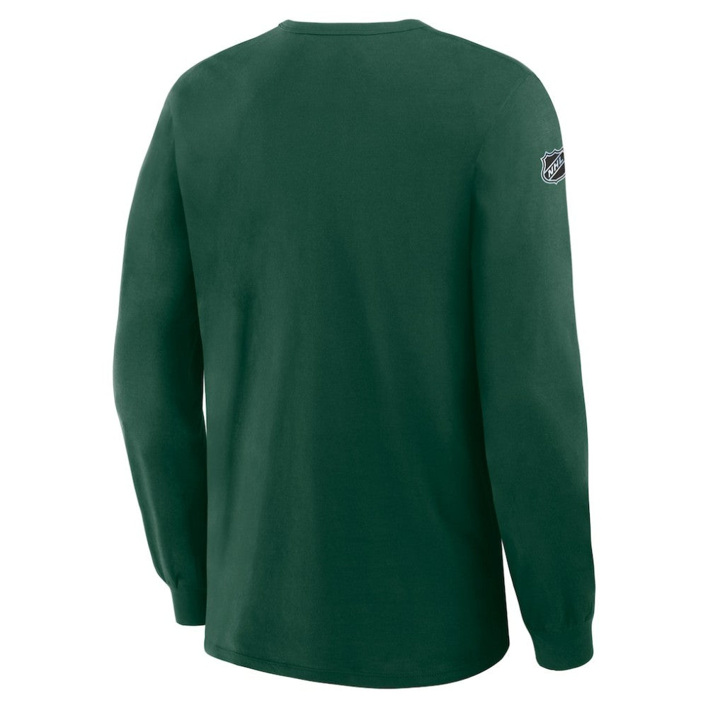 Minnesota Wild Fanatics Authentic Pro Property Of Practice Long Sleeve T-Shirt - Green - NHL