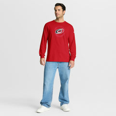 Carolina Hurricanes Fanatics Authentic Pro Property Of Practice Long Sleeve T-Shirt - Red - NHL