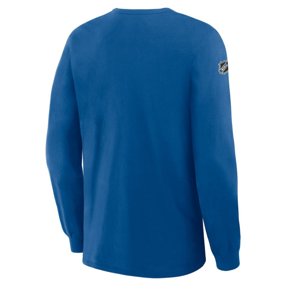 Colorado Avalanche Fanatics Authentic Pro Property Of Practice Long Sleeve T-Shirt - Blue - NHL