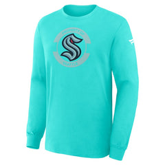 Seattle Kraken Fanatics Authentic Pro Property Of Practice Long Sleeve T-Shirt - Light Blue - NHL