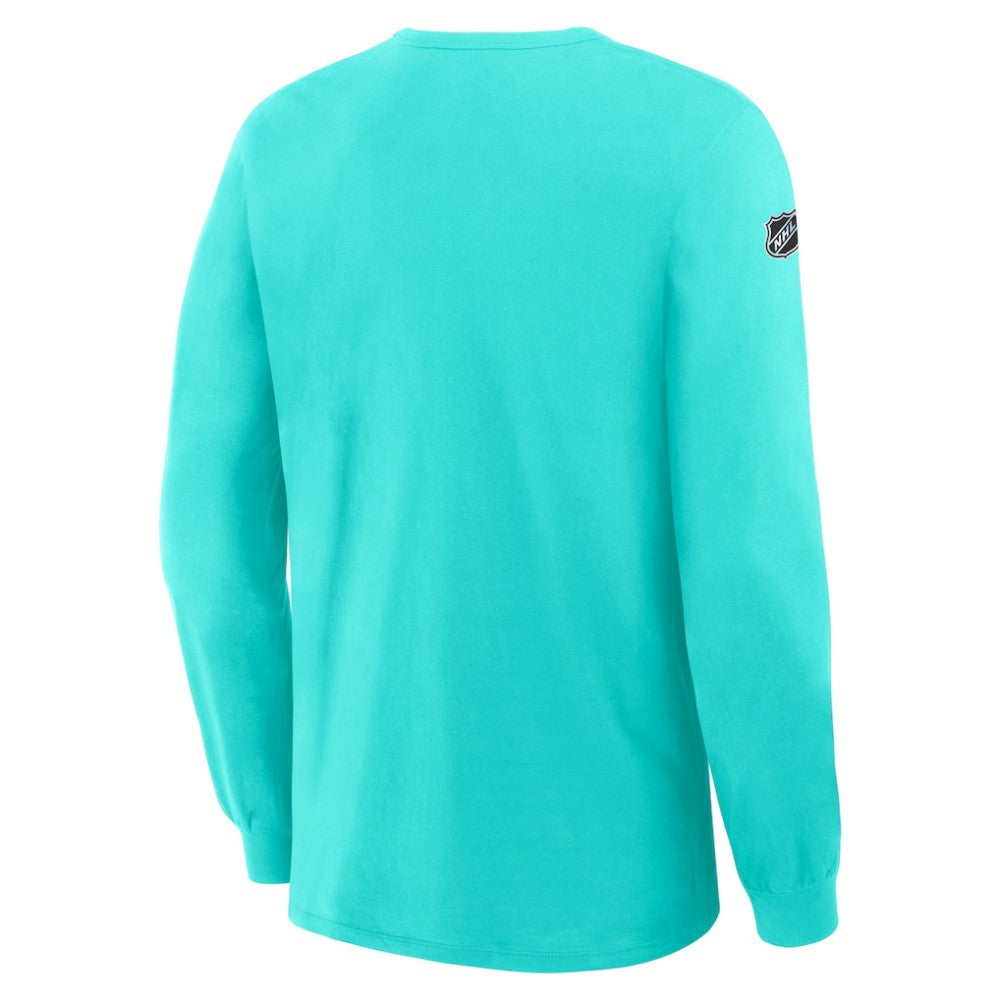 Seattle Kraken Fanatics Authentic Pro Property Of Practice Long Sleeve T-Shirt - Light Blue - NHL