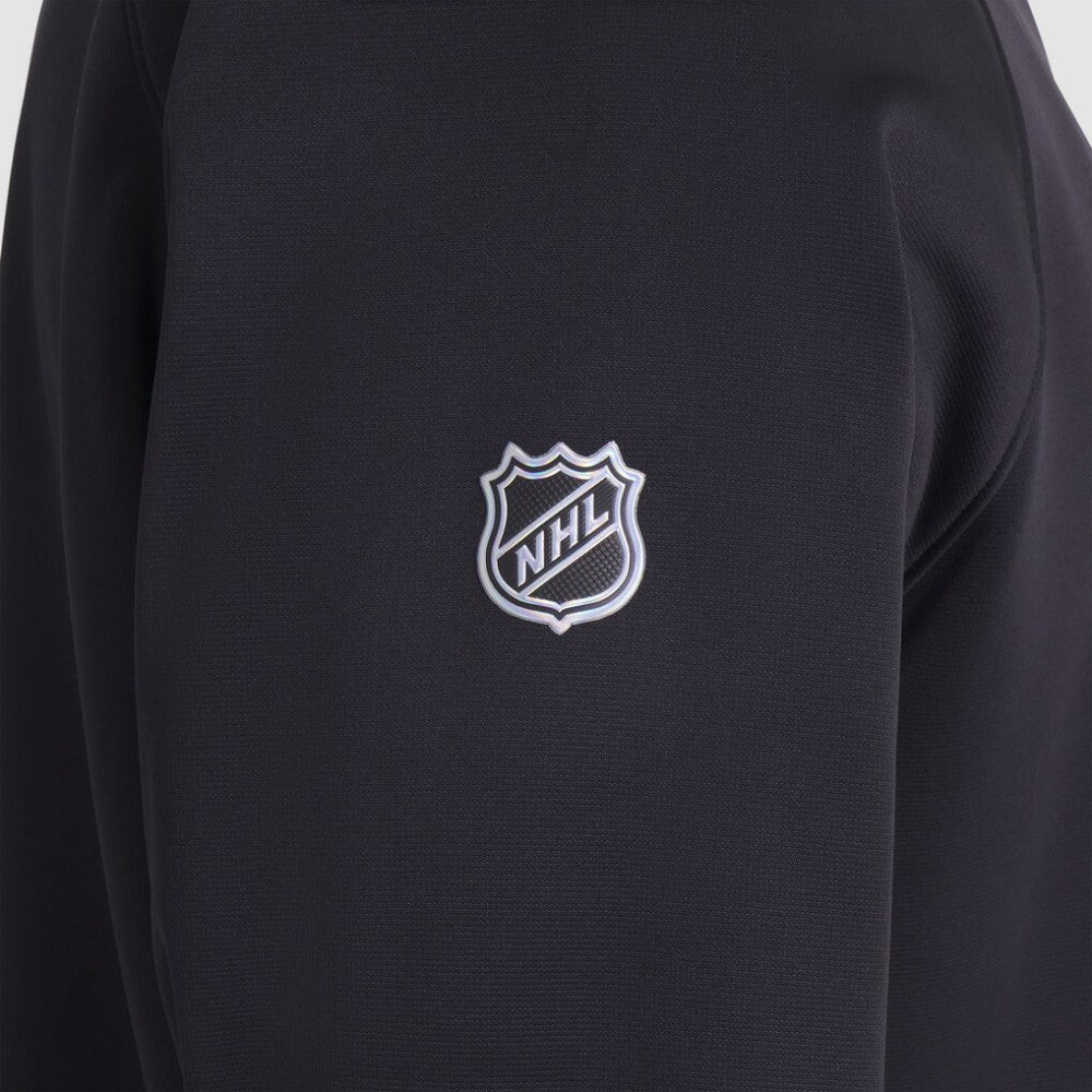 New Jersey Devils Fanatics Authentic Pro Rink Raglan Quarter-Zip Pullover - Black - NHL