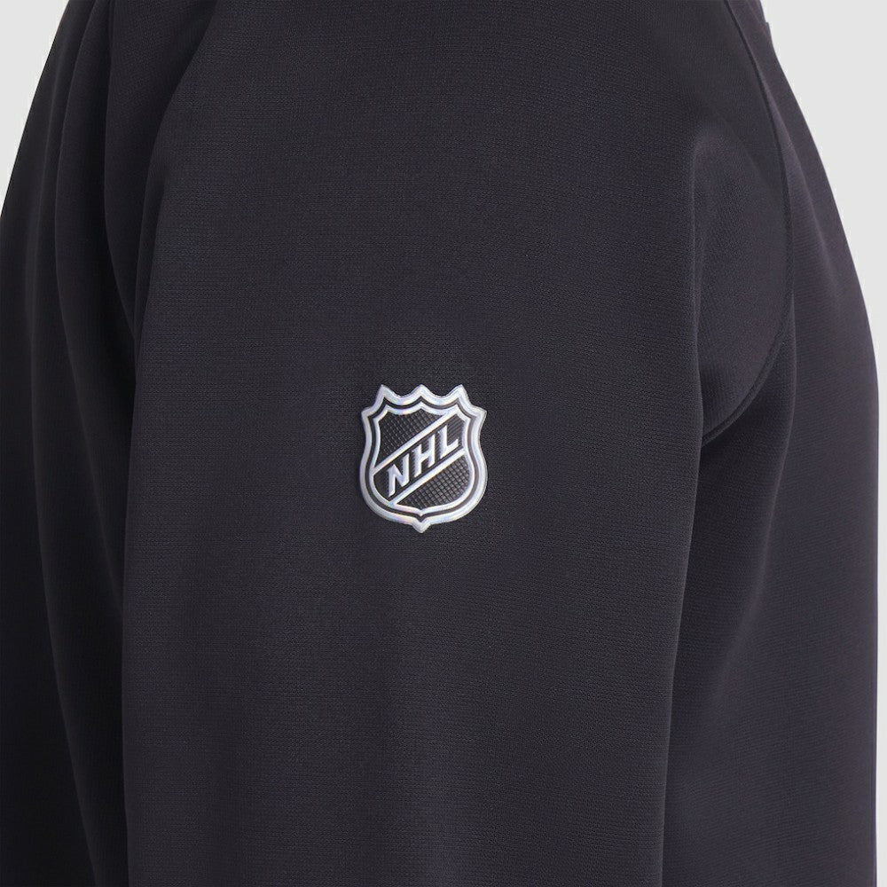 Philadelphia Flyers Fanatics Authentic Pro Rink Raglan Quarter-Zip Pullover - Black - NHL