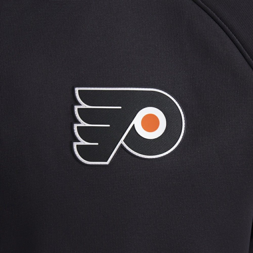 Philadelphia Flyers Fanatics Authentic Pro Rink Raglan Quarter-Zip Pullover - Black - NHL