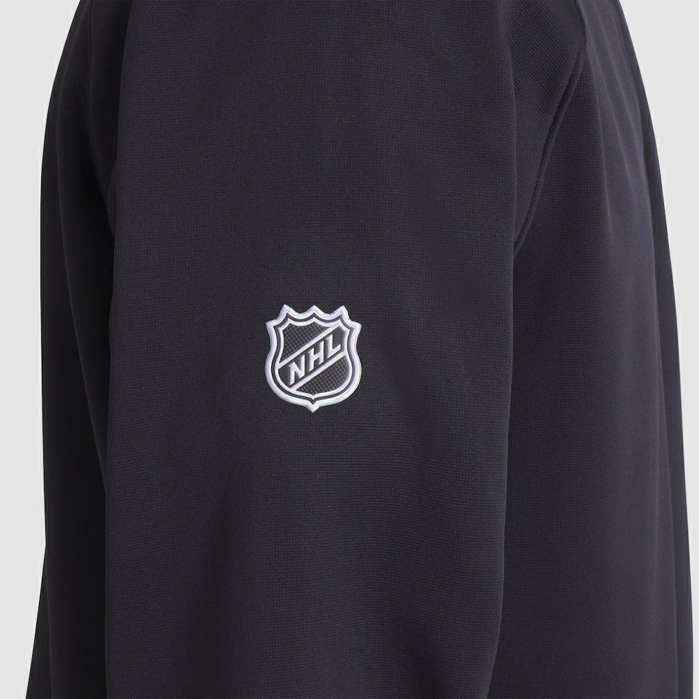 Pittsburgh Penguins Fanatics Authentic Pro Rink Raglan Quarter-Zip Pullover - Black - NHL