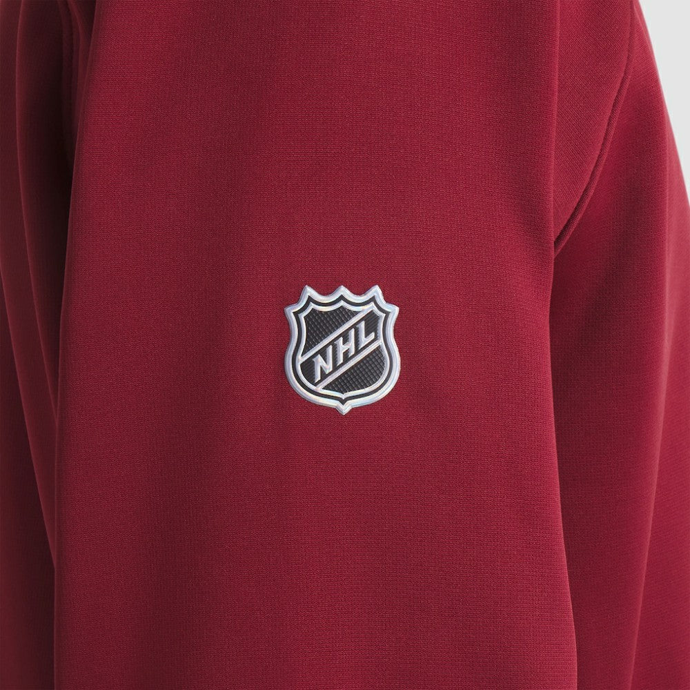 Colorado Avalanche Fanatics Authentic Pro Rink Raglan Quarter-Zip Pullover - Burgundy - NHL