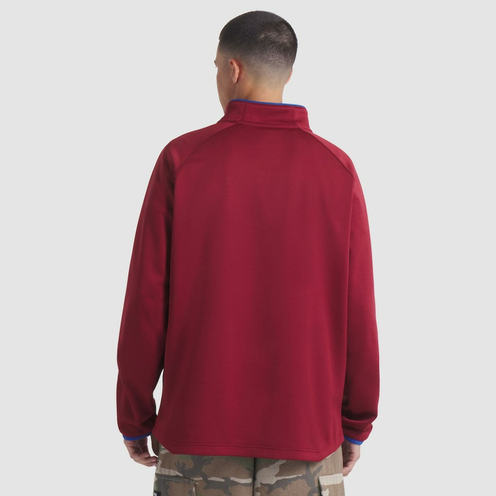 Colorado Avalanche Fanatics Authentic Pro Rink Raglan Quarter-Zip Pullover - Burgundy - NHL