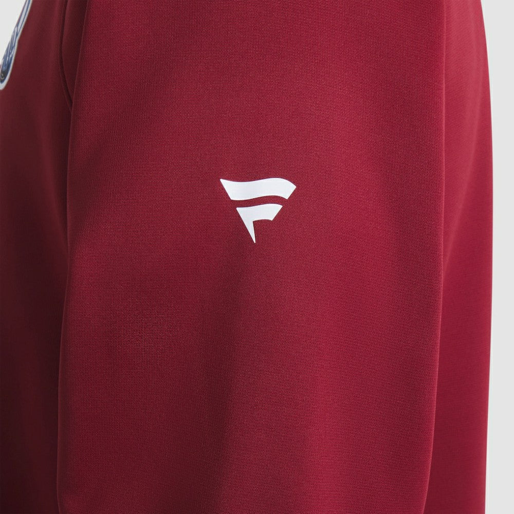 Colorado Avalanche Fanatics Authentic Pro Rink Raglan Quarter-Zip Pullover - Burgundy - NHL