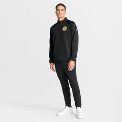 Boston Bruins Fanatics Authentic Pro Rink Raglan Quarter-Zip Pullover - Black - NHL