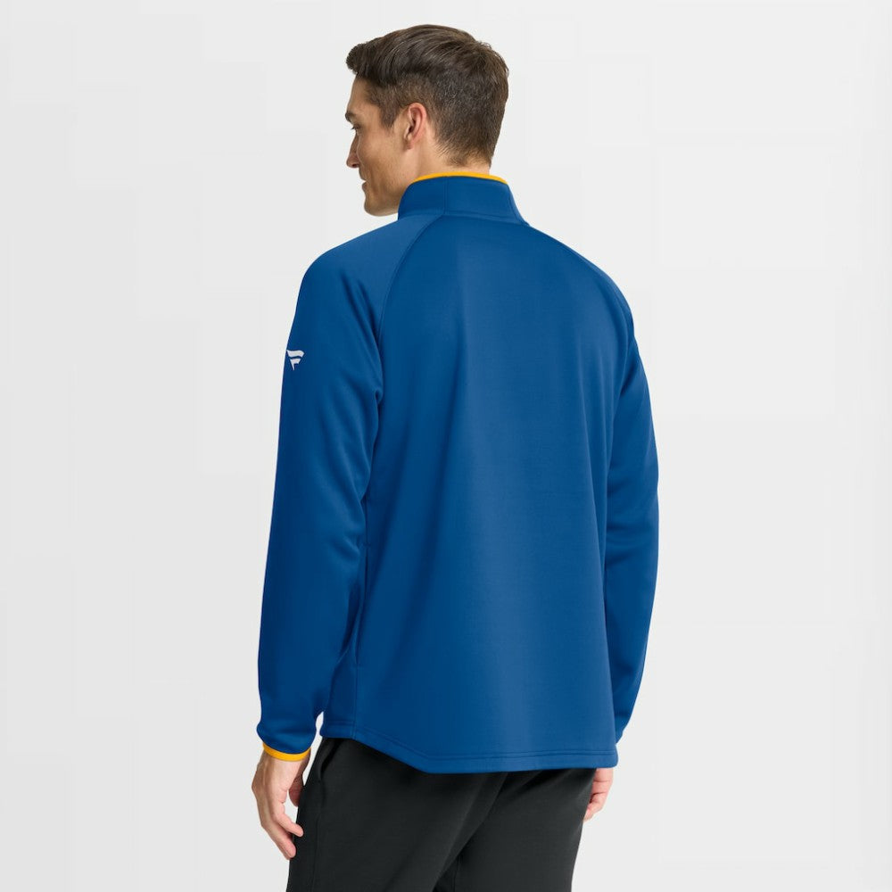 St. Louis Blues Fanatics Authentic Pro Rink Raglan Quarter-Zip Pullover - Blue - NHL