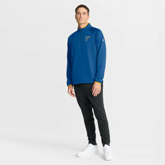 St. Louis Blues Fanatics Authentic Pro Rink Raglan Quarter-Zip Pullover - Blue - NHL
