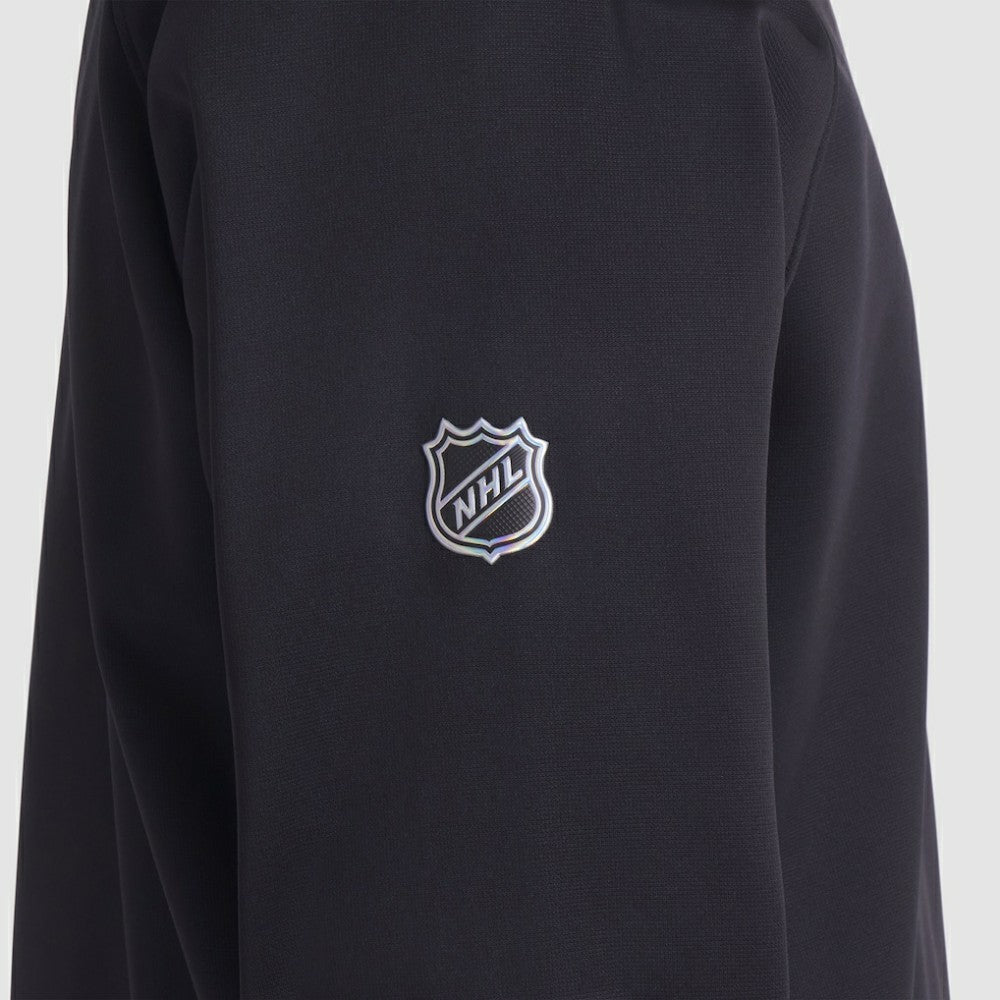Chicago Blackhawks Fanatics Authentic Pro Rink Raglan Quarter-Zip Pullover - Black - NHL
