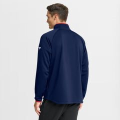 Washington Capitals Fanatics Authentic Pro Rink Raglan Quarter-Zip Pullover - Navy - NHL