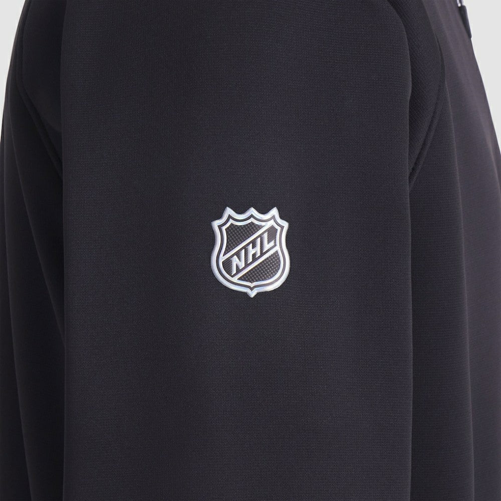 Minnesota Wild Fanatics Authentic Pro Rink Raglan Quarter-Zip Pullover - Black - NHL