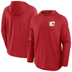 Calgary Flames Fanatics Authentic Pro Rink Hoodie - Red - NHL