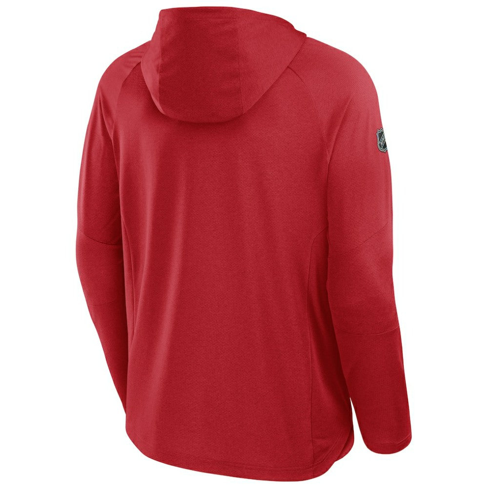 Calgary Flames Fanatics Authentic Pro Rink Hoodie - Red - NHL