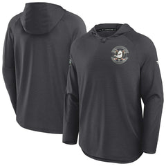 Anaheim Ducks Fanatics Authentic Pro Rink Hoodie - Charcoal - NHL
