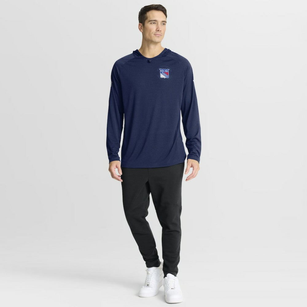 New York Rangers Fanatics Authentic Pro Rink Hoodie - Navy - NHL