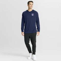 New York Rangers Fanatics Authentic Pro Rink Hoodie - Navy - NHL