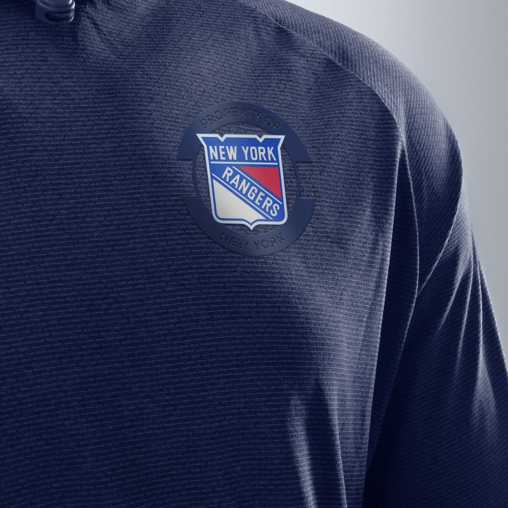 New York Rangers Fanatics Authentic Pro Rink Hoodie - Navy - NHL