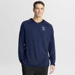 Seattle Kraken Fanatics Authentic Pro Rink Hoodie - Navy - NHL