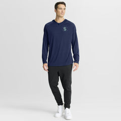 Seattle Kraken Fanatics Authentic Pro Rink Hoodie - Navy - NHL