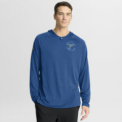 St. Louis Blues Fanatics Authentic Pro Rink Hoodie - Heather Blue - NHL