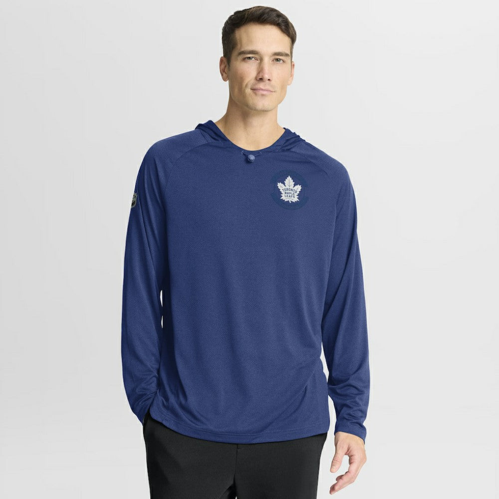 Toronto Maple Leafs Fanatics Authentic Pro Rink Hoodie - Blue - NHL