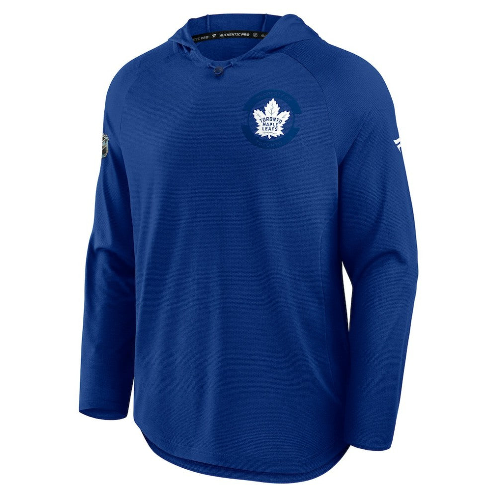 Toronto Maple Leafs Fanatics Authentic Pro Rink Hoodie - Blue - NHL