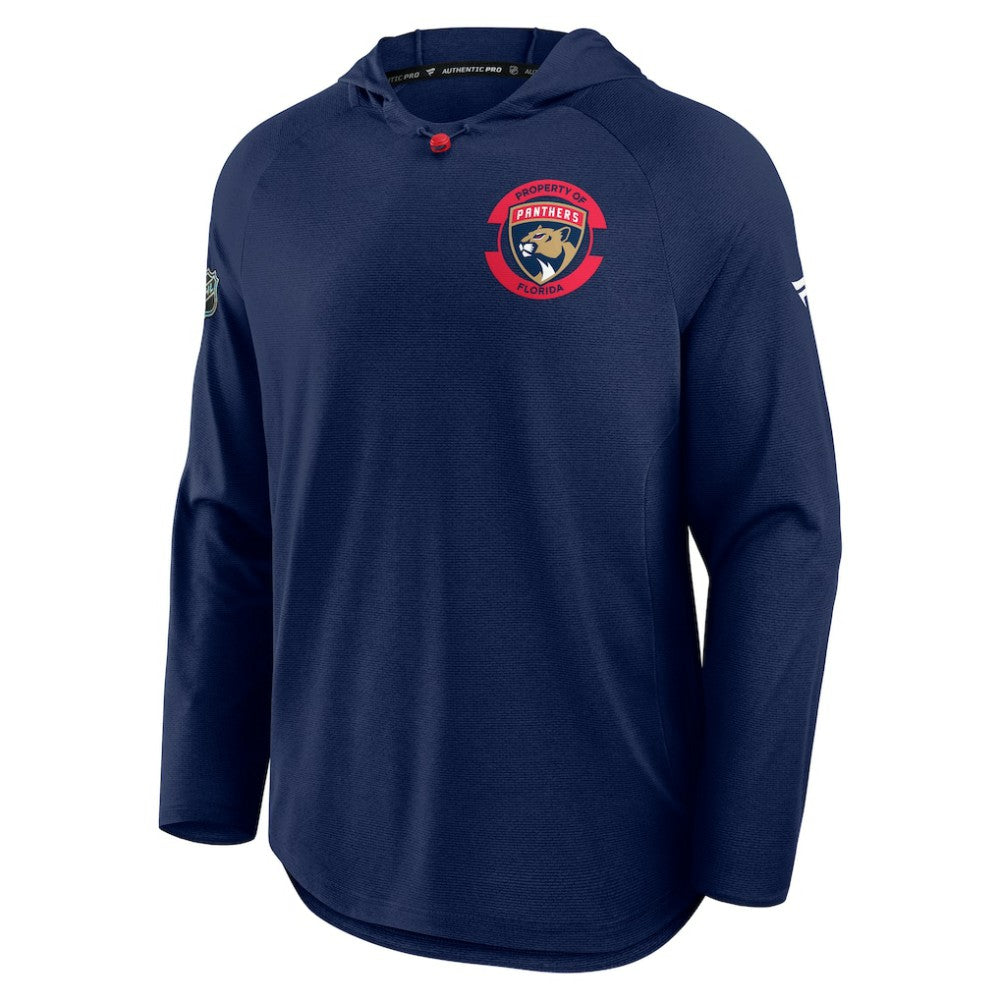 Florida Panthers Fanatics Authentic Pro Rink Raglan Hoodie - Navy - NHL