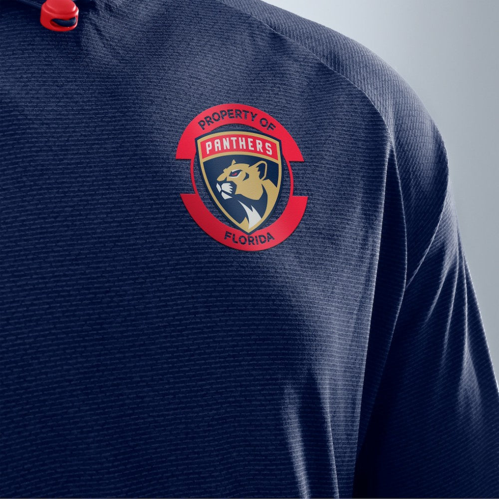 Florida Panthers Fanatics Authentic Pro Rink Raglan Hoodie - Navy - NHL